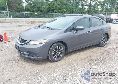 2014 Honda Civic Ex z USA, uszkodzony, nr VIN 19XFB2F89EE057230